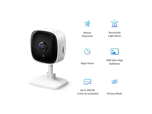 Tapo C110 V1 Security Wifi Camera 2304x1296p 2.4GHz wit