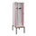 locker met bank,voor scheiding van kleding,HxBxD 2120x600x815mm,2vak