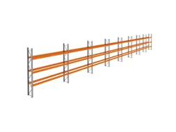 palletstelling,basis+7xaanbouw,HxBxD 3990x29700x750mm,vakl. 3400kg