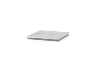 legbord,v. dossierstelling,BxD 750x600mm,vakl. 90kg,staal,RAL7035 - 2