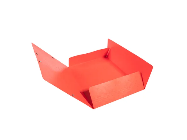 Elastomap A4 glanskarton 3 kleppen monobloc Rood