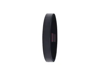 LED Horled moderne digitale zwarte wandklok 30 cm. - 2