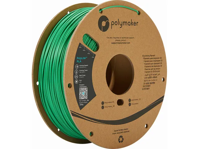 Polymaker PolyTerra PLA Candy 1.75 Filament Groen 1kg