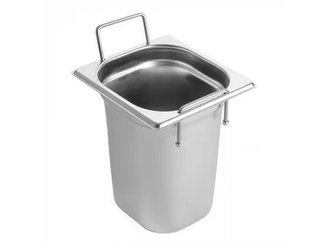 Caterchef Gastronorm bak RVS met greep 1/6 GN 200mm