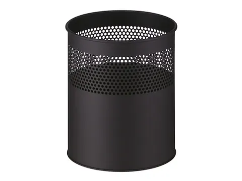 Half geperforeerde papierbak 30 liter Zwart