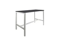 Domino Basic statafel 160x80cm 110cm houtprint schaduw 25mm alu
