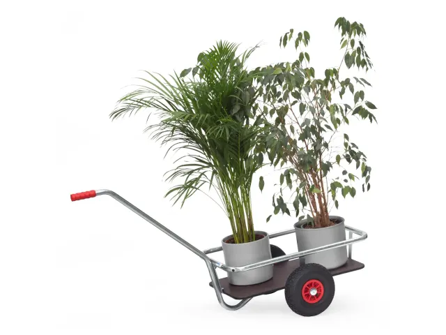 Handtrekwagen 6091L vuurverzinkt 200kg 690x356mm Luchtbanden