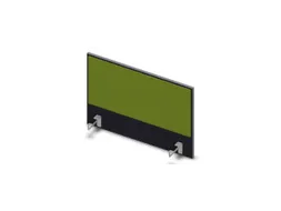 opzetpaneel bureau aanbouw zijkant CC-zwart BN7048-groen 800mm