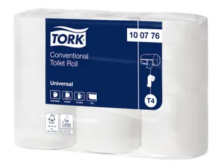 Tork 100776 Toiletpapier Traditioneel Universal 1-laags Naturel 48 Rol - 1