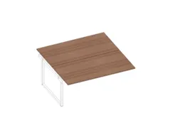 aanbouwtafel,v. benchtafel,HxBxD 730x1600x1600mm,blad canaletto-hout
