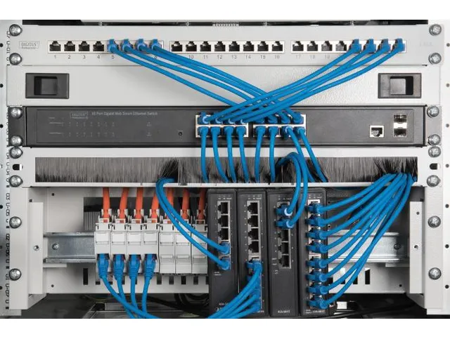 1U Kabelborstelstrip 44x483x11mm Borstelopening 27x423mm Grijs