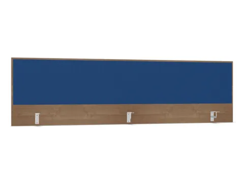 opzetpaneel,v. bureau,aanbouw achter,B 2000mm,NT-cherry,BN6016-blauw