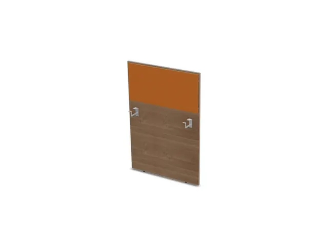 baliepaneel,v. bureau,aanbouw rechts,B 800mm,NT-cherry,BN3005-geel