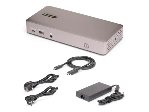 Triple-Monitor USB4 Docking Station, 4K 60Hz HDMI of DisplayPort