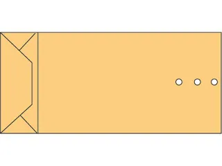 Envelop Quantore Monsterzak 120x285x50mm 120gr Bruin - 2