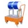 verrijdbare opvangbak,v. 1x60l vat,opvangvol. 61l,HxBxD 1075x500x940mm