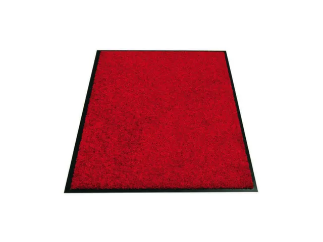 Schoonloopmat Binnen 60x90 Wasbaar Rood