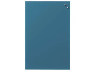 Glasmagneetbord Naga 40x60cm jeansblauw - 1
