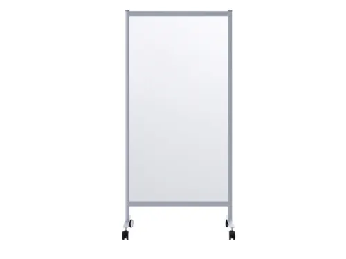 mobiel hygiënescherm 1800x1200x390mm enkel veld PMMA