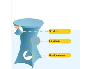 BRASQ Statafelrok Lichtblauw 80cm - 9