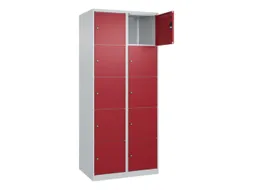 lockerkast,HxBxD 1850x800x500mm,2x5vakken,vak B 400mm,cil.-slot
