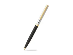 Balpen SHEAFFER Sagaris E9475 Glossy black chrome cap gold trims
