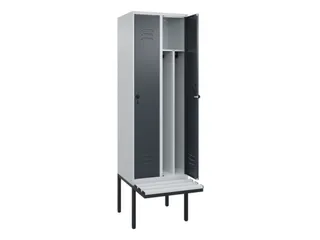 locker voor scheiding van kleding,HxBxD 2120x600x815mm,2vak - 2