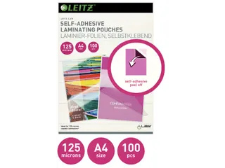 Lamineerhoes Leitz iLAM A4 zelfklevend 2x125micron EVA 100 stuks - 3