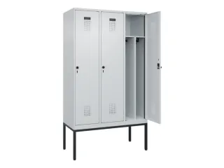 locker voor scheiding van kleding,HxBxD 2120x1200x500mm,3vak - 1