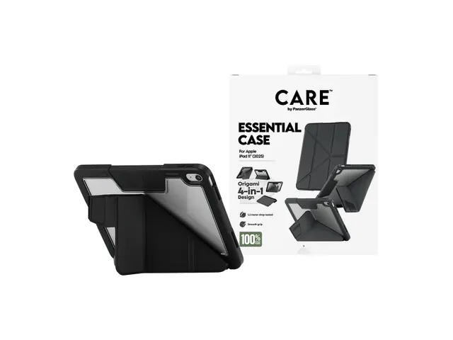 PanzerGlass CARE by Essential Case Black iPad 11 inch (2025-2026),
