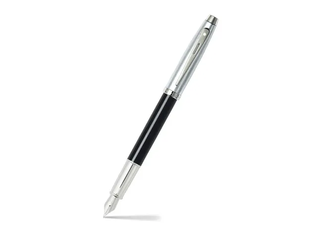 Vulpen SHEAFFER 100 E9313 F Glossy black barrelbrushed chrome, chrome