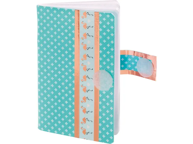 Klittenband Folia rond 2cm 15 stuks zwart 15 stuks wit