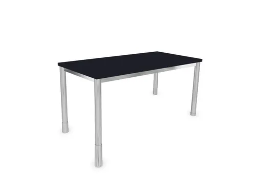 In hoogte verstelbaar bureau,HxBxD 720-840x1200x600mm,CC-zwart
