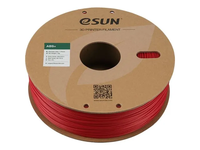 eSUN 3D printer Filament ABS+ 1,75mm Brandweerwagen rood 1kg