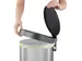 Aria pedaalemmer rond 35 Liter mat RVS