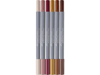 Duo aquarelmarker Faber-Castell Goldfaber etui 6 stuks BoHo letterings - 2
