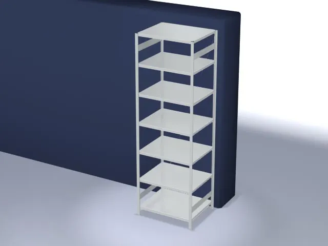 systeemstelling,grondveld,HxBxD 3000x1060x835mm,vakl. 230kg
