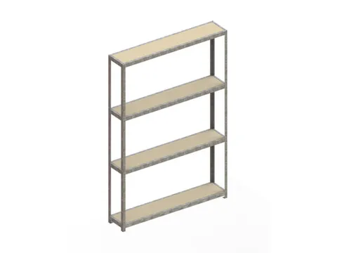 breedvakstelling,grondveld,HxBxD 2970x2004x400mm,vakl. 500kg