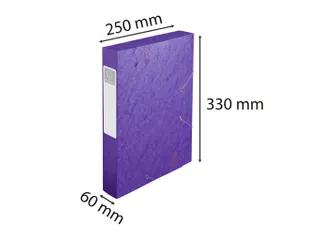 CARTOBOX glanskarton rug 60mm paars - 8