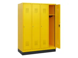 schoollocker,HxBxD 1630x1200x500mm,4vak,vak B 300mm,cil.-slot,sokkel