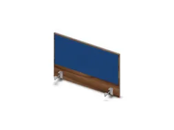 opzetpaneel bureau aanbouw achter NP-tiepolo nut BN6016-blauw 800mm