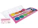 verfdoos 735/K12, glitter roze, 12 napjes