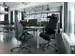 Chaise de bureau 24 heures Assise cuir Noir