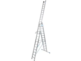 multifunctionele telescoopladder,3x14,sporten,balk L 3,9-10,25m - 2
