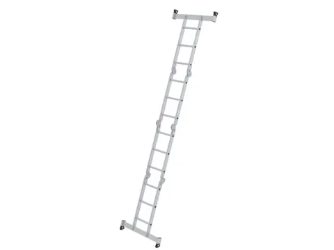 multifunctionele vouwladder,4x3,sporten,balk L 3,65m,aluminium