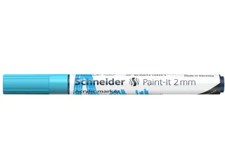 Acrylmarker Schneider Paint-It 310 2mm pastel blauw - 1