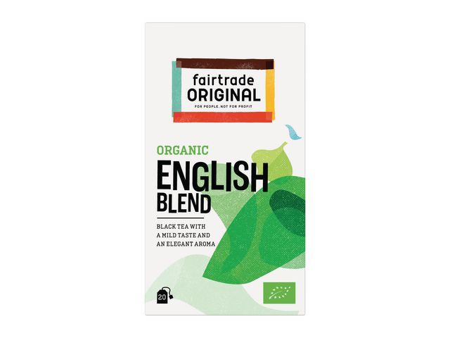 FAIR TRADE ORIGINAL Organic Thee, English Blend