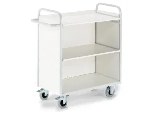 Dossierwagen 150kg 3 Etages H 1070mm 800x490mm Ral7035 - 2
