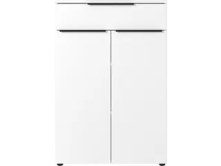 dossierkast,HxBxD 120x810x400mm,2xhouten vloer,2ordnerhoogte,romp wit - 1