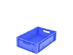 Euronorm Stapelkrat Pp 170x600x400mm Wand/bodem Gesloten Blauw 34l